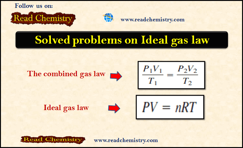 The Ideal Gas Law: Solved Problems | Read Chemistry