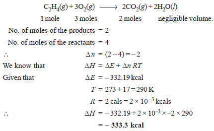 Enthalpy of Reaction