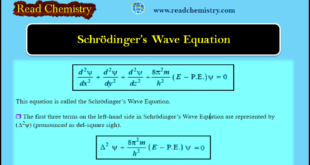 Schrödinger Wave Equation
