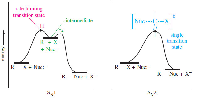 SN1 Reaction : First-Order Nucleophilic Substitution