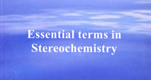 Essential terms in Stereochemistry