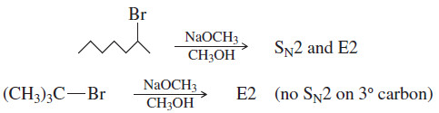 Predicting the mechanisms: SN1 SN2 E1 E2 reactions