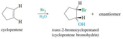 Formation of Halohydrin
