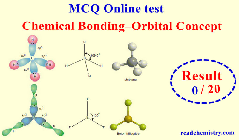 Chemical Bonding – Orbital Concept - MCQ test