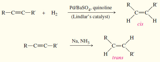 Reactions of Alkynes