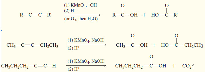 Reactions of Alkynes