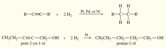 Reactions of Alkynes