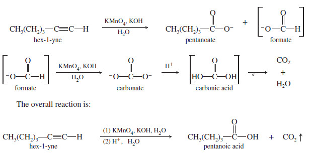 Oxidation of Alkynes