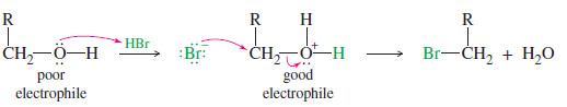 Alcohols as Nucleophiles and Electrophiles