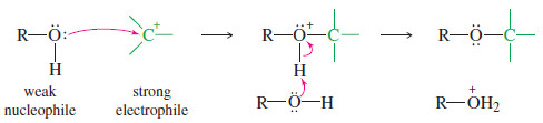 Alcohols as Nucleophiles and Electrophiles