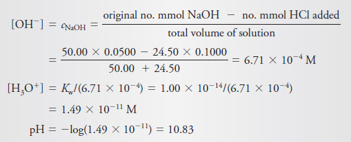 Titration of Strong Acids and Bases