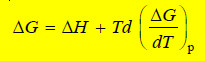 Gibbs Helmholtz Equations