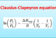 Clausius-Clapeyron equation – Derivation with Applications