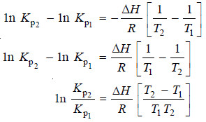 Van’t Hoff isotherm - Van’t Hoff Isochore