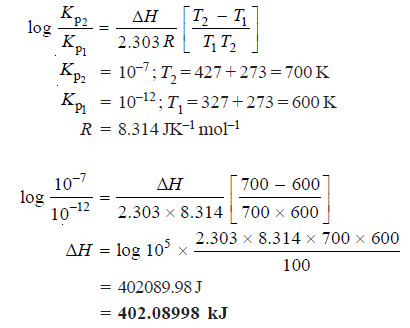 Van’t Hoff isotherm - Van’t Hoff Isochore