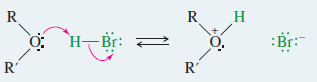 Cleavage of Ethers by HBr and HI