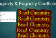 Fugacity and activity