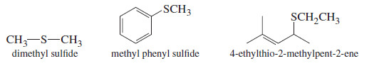 Thioethers (sulfides) and Silyl Ethers