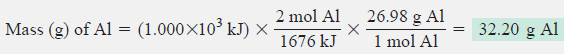 Stoichiometry of Thermochemical Equation