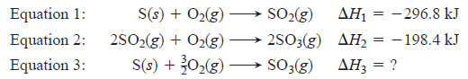 Hess’s Law of Heat Summation